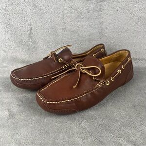 Sperry Gold Cup Penny Loafers Shoes Mens 7 Brown Leather Bellingham Top Sider